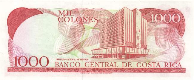 1000 Colones 6.1.1988